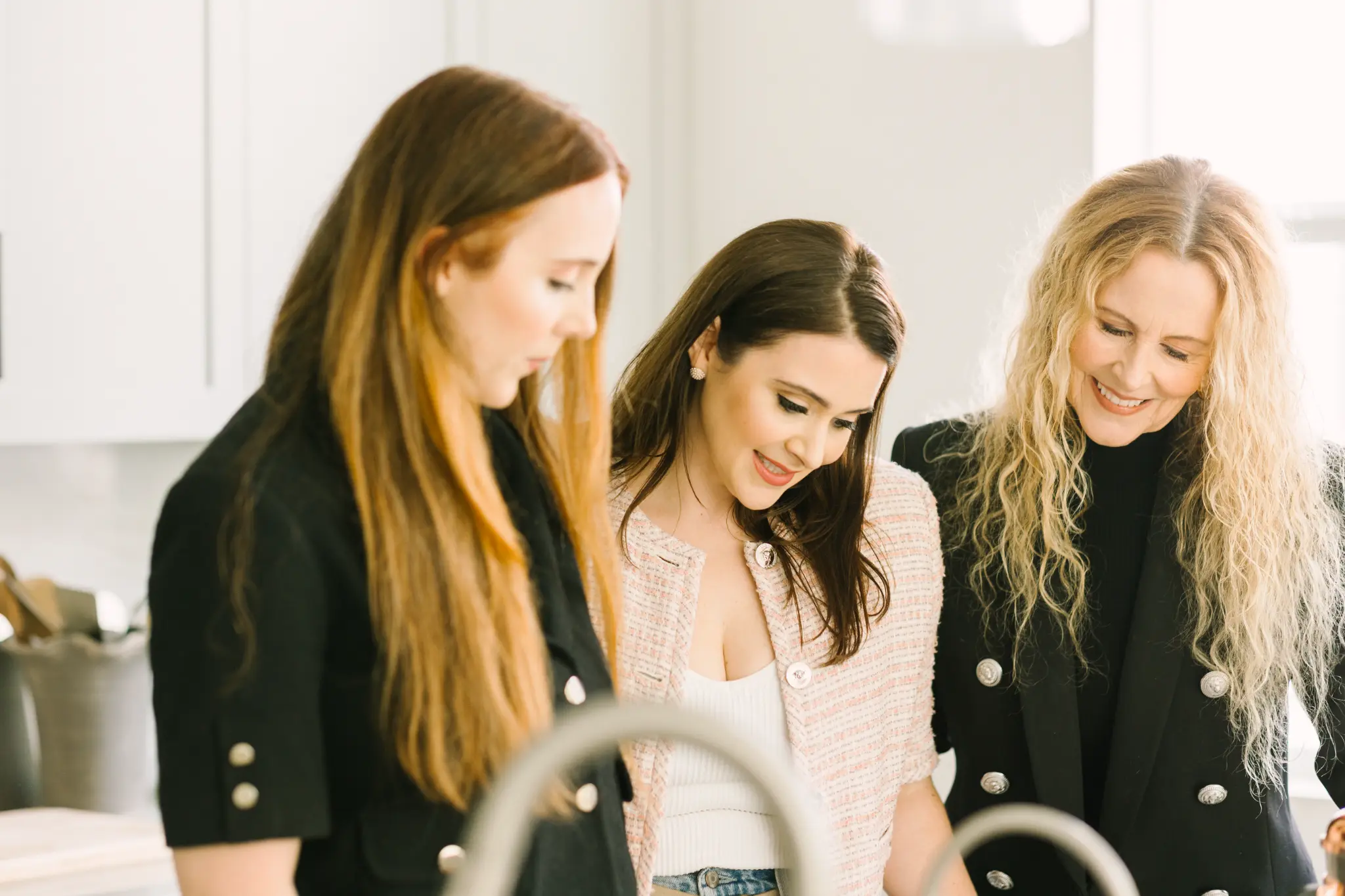 Mother-daughter business partnership brand photography