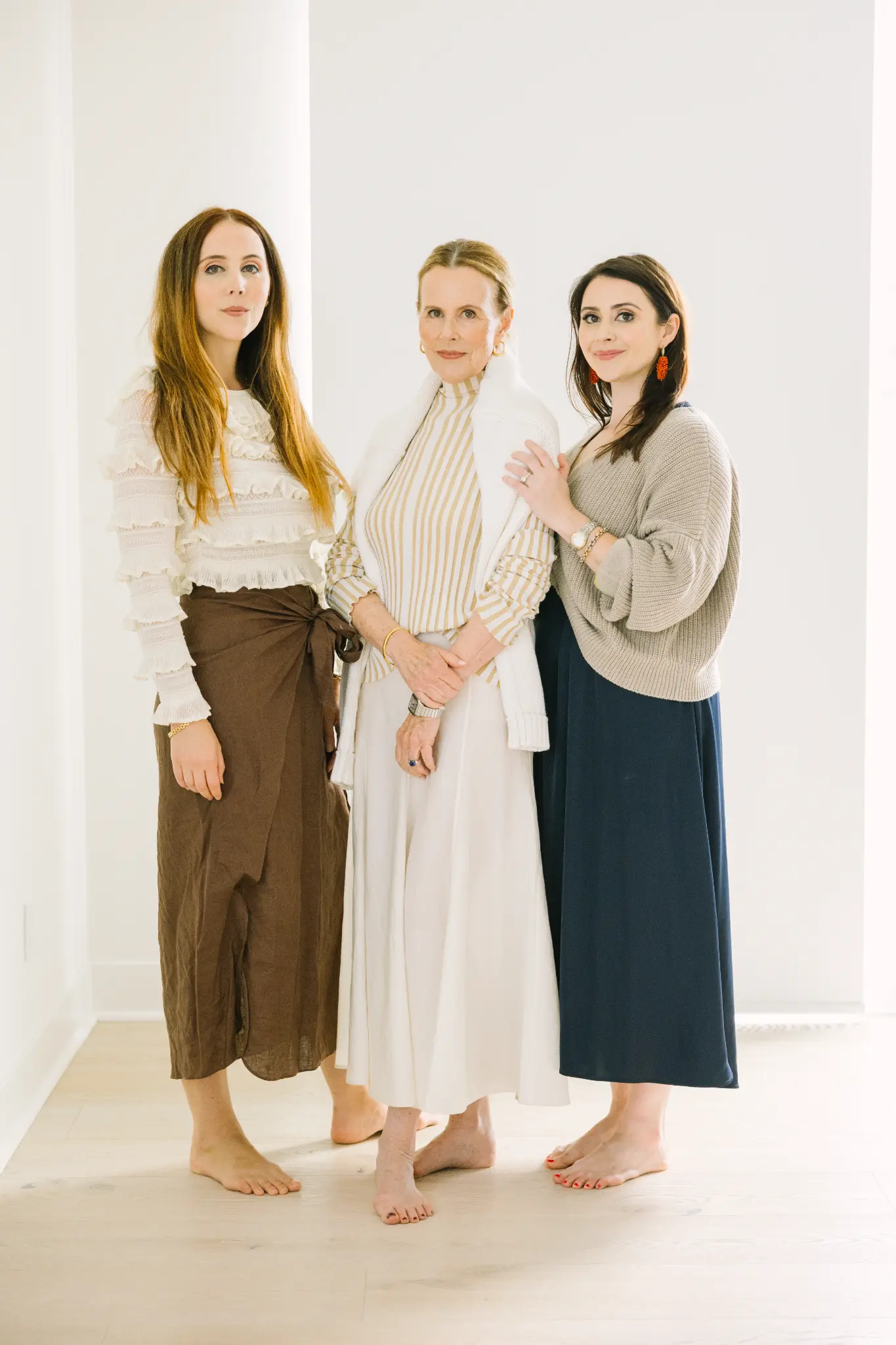 Mother-daughter business trio