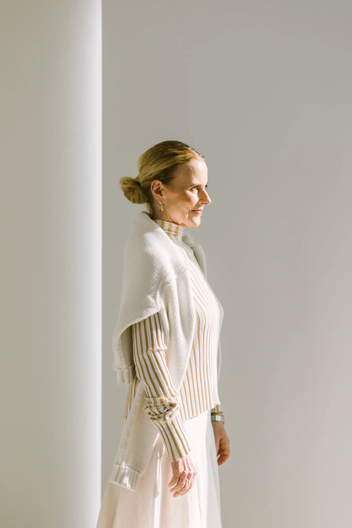 Elegant profile portrait