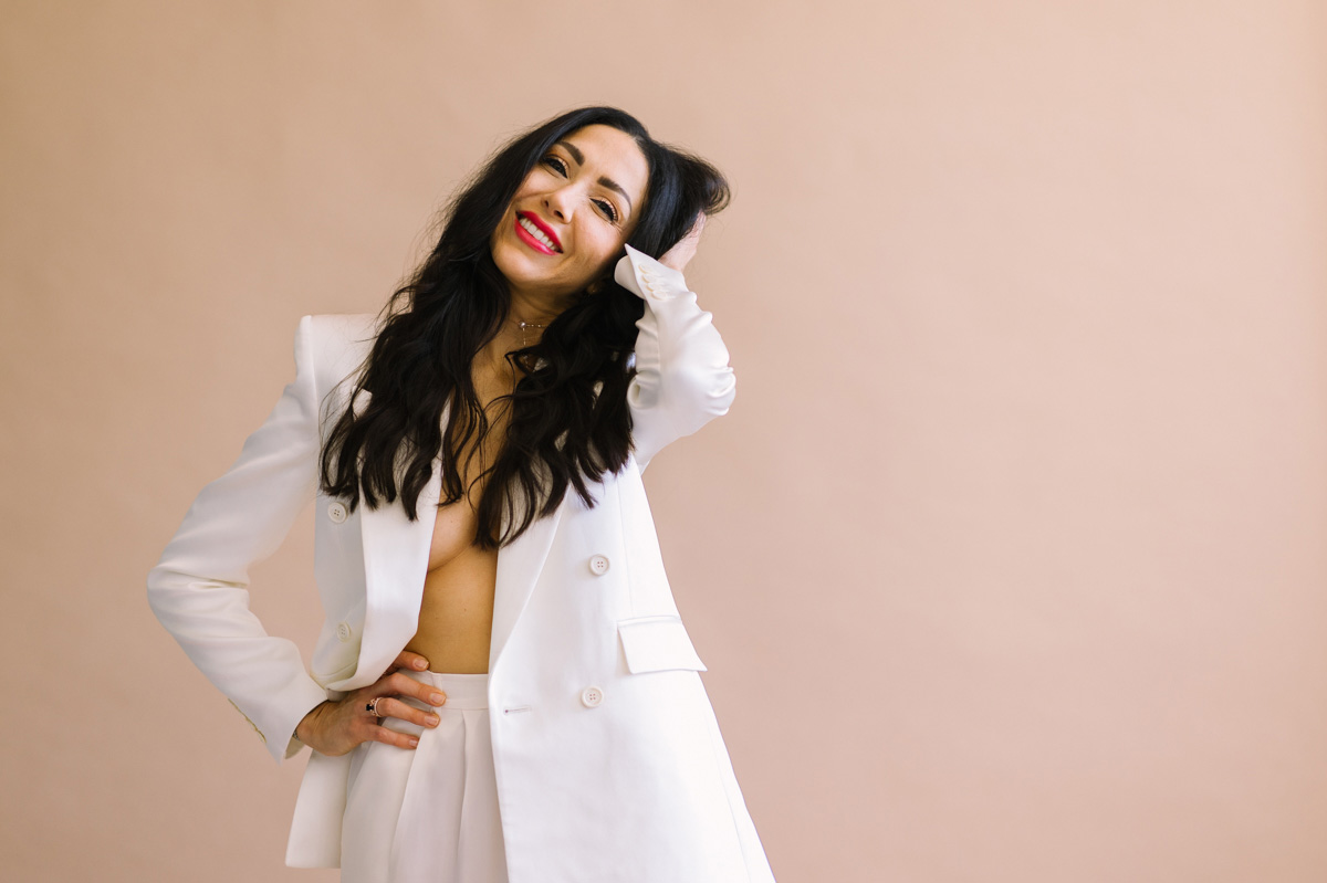 Personal brand photography - studio confidence